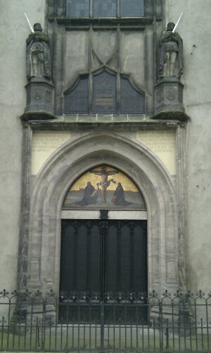 Haupttor der Schlosskirche zu Wittenberg
